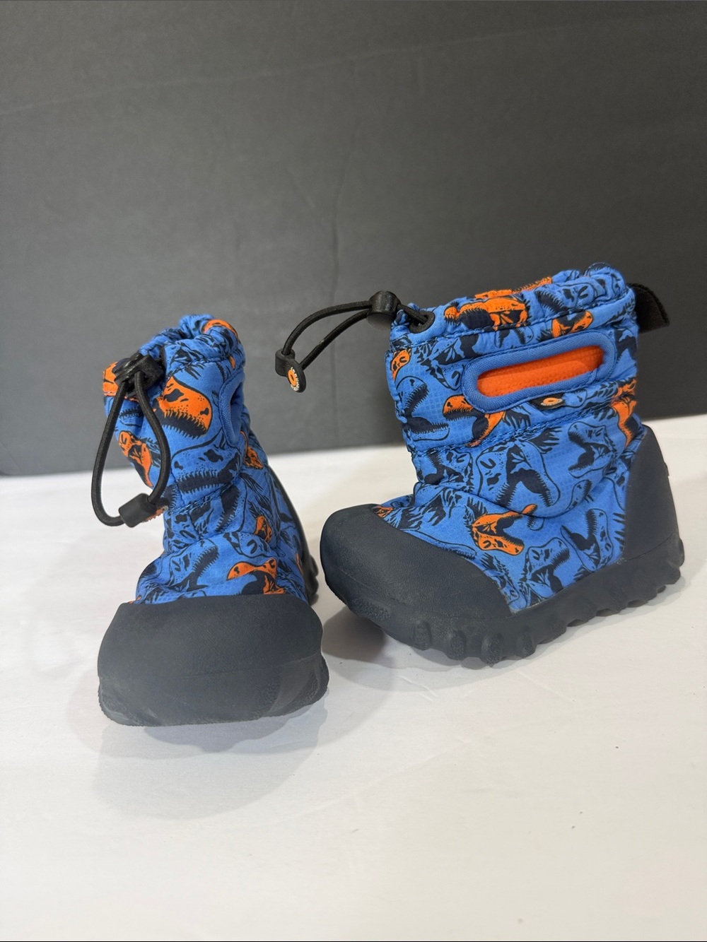 Bogs Snow Dinosaur boots, sz 6 for baby boys